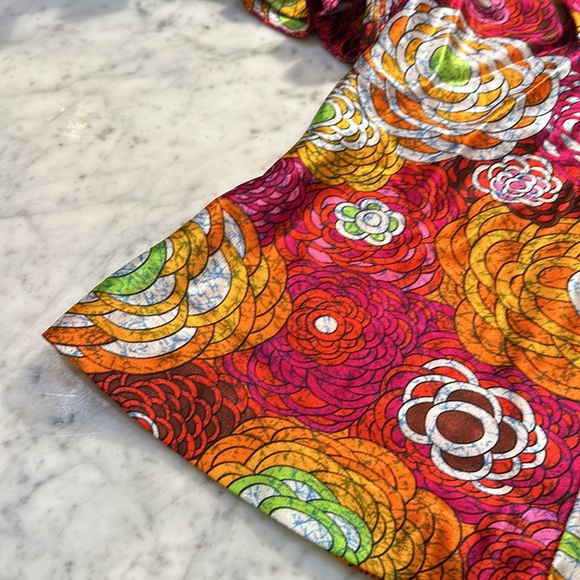 Vintage amazing bohemian retro ruffle collar handmade blouse - Picture 3 of 6